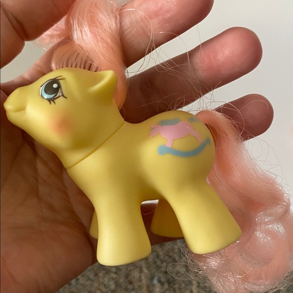 Vintage Hasbro G1 My Little Pony Baby Tumbleweed and Milkweed Ponies - Picture 6 of 7